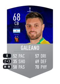 Leonel Galeano CONMEBOL SUDAMERICANA 68 OVR