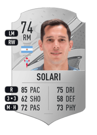 Augusto Solari Rare 74 OVR