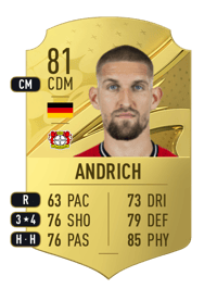 Robert Andrich Rare 81 OVR