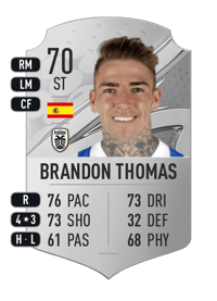 Brandon Thomas Rare 70 OVR