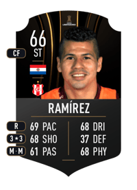 Robin Ramírez CONMEBOL LIBERTADORES 66 OVR