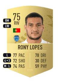 Rony Lopes Common 75 OVR