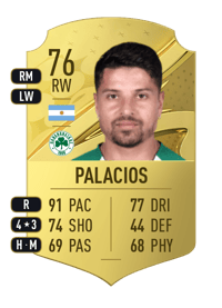 Sebastián Palacios Rare 76 OVR