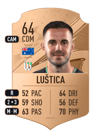 Steven Luštica Rare 64 OVR