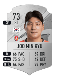 Joo Min Kyu Rare 73 OVR