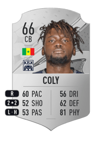 Aliou Coly Rare 66 OVR