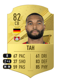 Jonathan Tah Rare 82 OVR