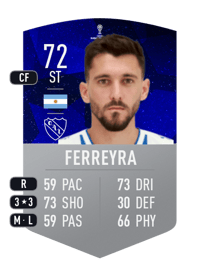 Facundo Ferreyra CONMEBOL SUDAMERICANA 72 OVR