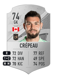 Maxime Crépeau Rare 74 OVR