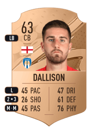 Tom Dallison Rare 63 OVR
