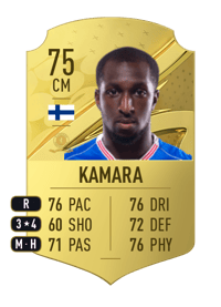 Glen Kamara Rare 75 OVR
