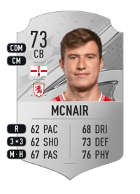 Paddy McNair Rare 73 OVR