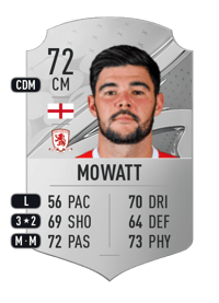 Alex Mowatt Rare 72 OVR