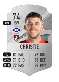 Ryan Christie Rare 74 OVR