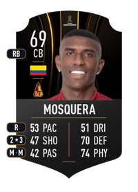 Sergio Mosquera CONMEBOL LIBERTADORES 69 OVR