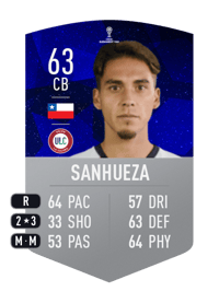 Henry Sanhueza CONMEBOL SUDAMERICANA 63 OVR