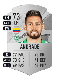 Andrés Andrade Rare 73 OVR