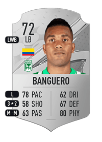 Danovis Banguero Rare 72 OVR