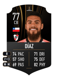 Paulo Díaz CONMEBOL LIBERTADORES 77 OVR