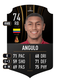 Juan Angulo CONMEBOL LIBERTADORES 74 OVR
