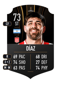 Leandro Díaz CONMEBOL LIBERTADORES 73 OVR