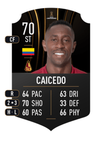Juan Caicedo CONMEBOL LIBERTADORES 70 OVR