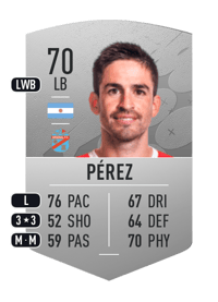 Damián Pérez Common 70 OVR