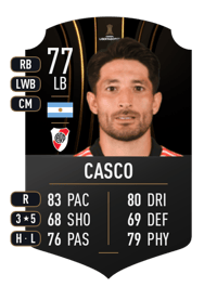 Milton Casco CONMEBOL LIBERTADORES 77 OVR