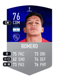 Lucas Romero CONMEBOL SUDAMERICANA 76 OVR