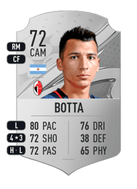 Rubén Botta Rare 72 OVR