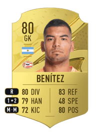 Walter Benítez Rare 80 OVR