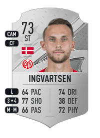 Marcus Ingvartsen Rare 73 OVR