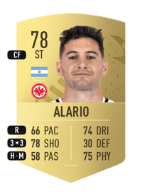 Lucas Alario Common 78 OVR