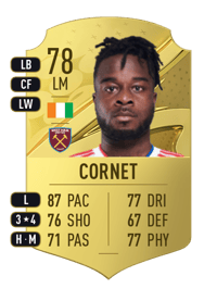 Maxwel Cornet Rare 78 OVR