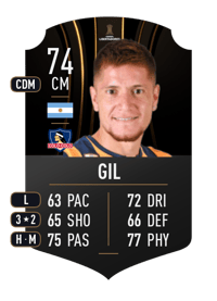 Leonardo Gil CONMEBOL LIBERTADORES 74 OVR