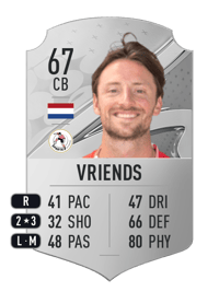 Bart Vriends Rare 67 OVR