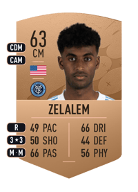 Gedion Zelalem Common 63 OVR