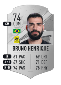 Bruno Henrique Rare 74 OVR