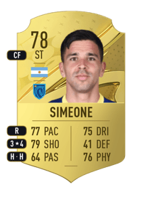 Giovanni Simeone Rare 78 OVR