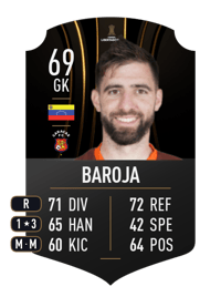 Alain Baroja CONMEBOL LIBERTADORES 69 OVR