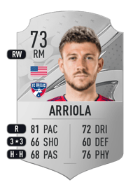 Paul Arriola Rare 73 OVR