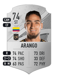 Cristian Arango Rare 74 OVR