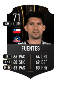 César Fuentes CONMEBOL LIBERTADORES 71 OVR