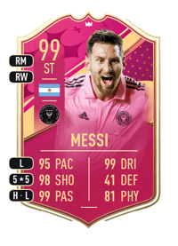 Lionel Messi Premium FUTTIES 99 OVR