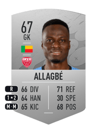 Saturnin Allagbé Common 67 OVR