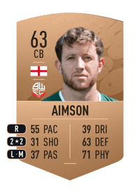Will Aimson Common 63 OVR