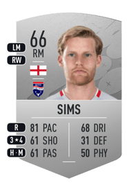 Josh Sims Common 66 OVR