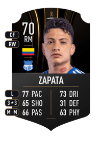 Alexis Zapata CONMEBOL LIBERTADORES 70 OVR