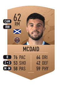 Declan McDaid Common 62 OVR