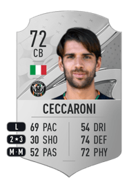 Pietro Ceccaroni Rare 72 OVR